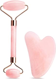 Face Gua Sha Tools Set, Face and Head Massager for Muscle Tension Relief, Anti-Swelling, Skin Care Rituals, Relaxation and Beauty Gifts for Women and Men (Pink)