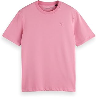 Scotch & Soda Herren Essential Logo T-Shirt T-Shirt (1er Pack)