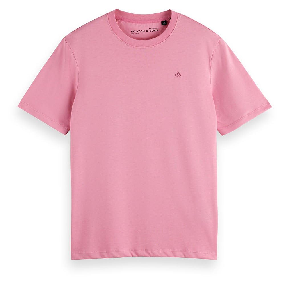 Scotch & Soda Herren Essential Logo T-Shirt T-Shirt (1er Pack)