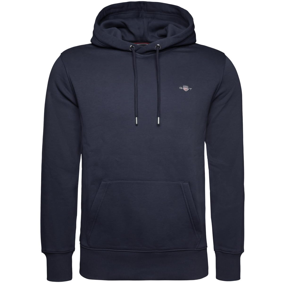 GANT Men's Hooded Sweatshirt Pullover Normal, Black