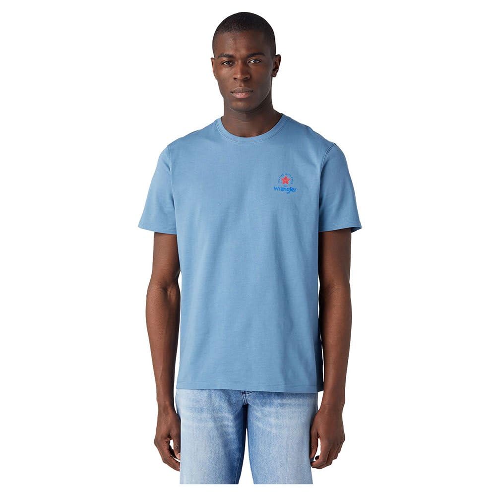 Wrangler - Men's T-Shirt - Regular Fit - Logo Tee - White