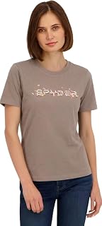 Spyder Women's Floral Wordmark Logo Graphic Short Sleeve T-Shirt