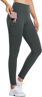 baleaf Thermal Leggings Women Winter Waterproof Sports Leggings Thermal Pants Warm Pants Hiking High Waist Sports Tights Women with Pockets