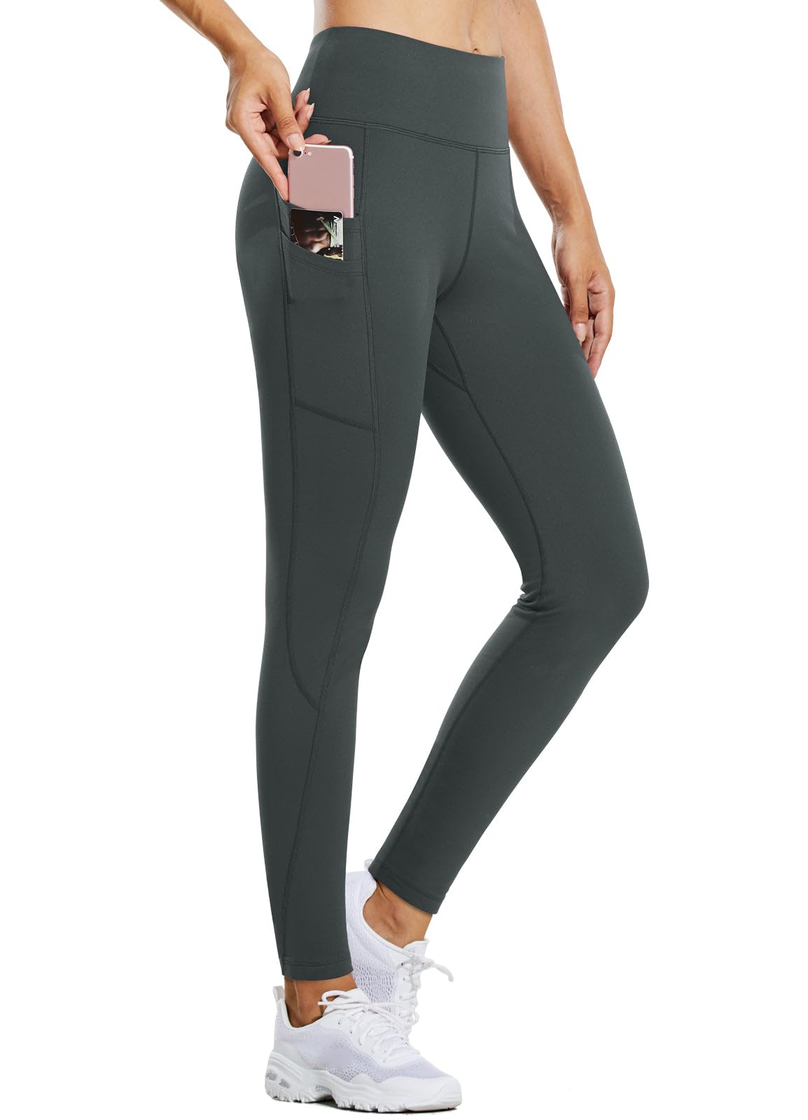 baleaf Thermal Leggings Women Winter Waterproof Sports Leggings Thermal Pants Wa