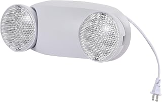 Apmeetlux LED Emergency Lights with Battery Backup Commercial Emergency Light Fixtures for Business Home Power Failure Outage Exit Sign Lighting with Plug in Cord AC85-277V 200lm 4Hours