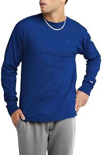 Champion Langarm-t-Shirt, Klassisches T-Shirt für Herren (Reg. Oder Groß und Groß) Men's T-Shirt