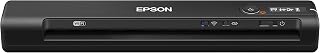 Epson Workforce ES-60W Wireless Compact Mobile Document Scanner | PC Mac iOS Android 4 Second Scan Speed Battery Powered Mobile Sheet-Fed Scanner with OCR Software