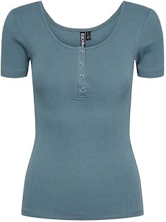 PIECES Women's Pckitte Ss Top Noos Bc T-Shirt