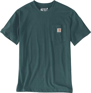 Carhartt Herren 103296 T-Shirt mit Brusttasche, Bequeme Passform