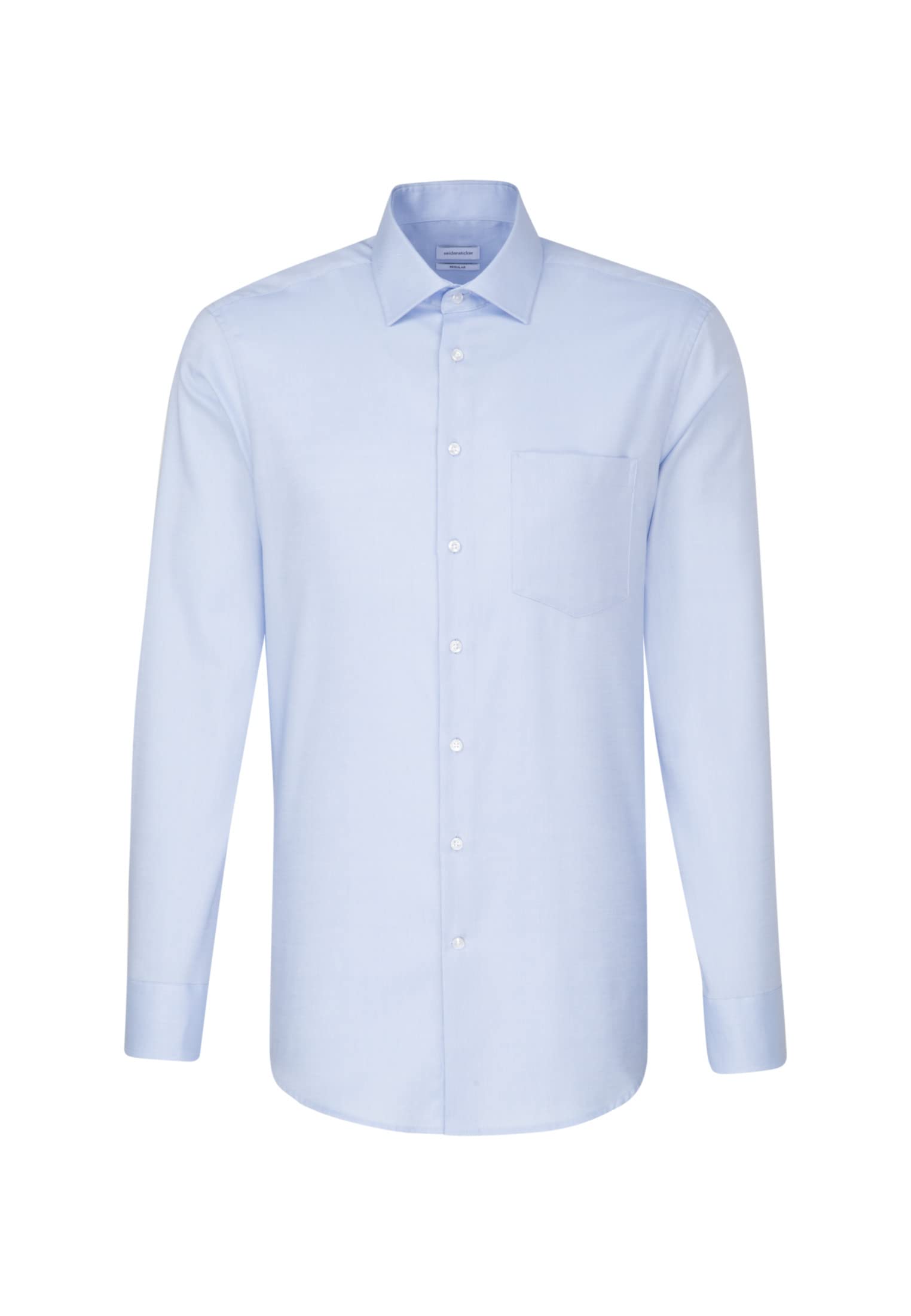 Seidensticker Men's Business Shirt - Regular Fit - Non Iron - Kent Collar - Long