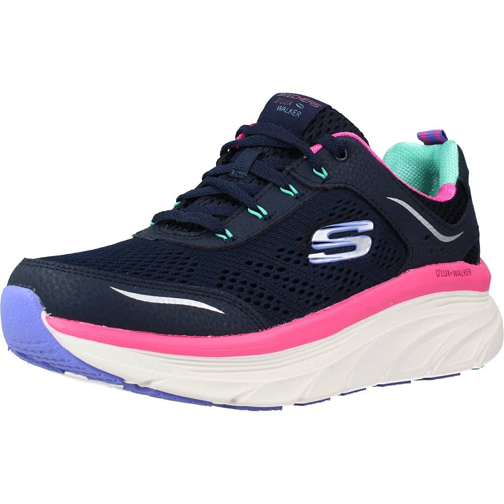 Skechers D'Lites Summer Fiesta White Multi 11 C - Wide