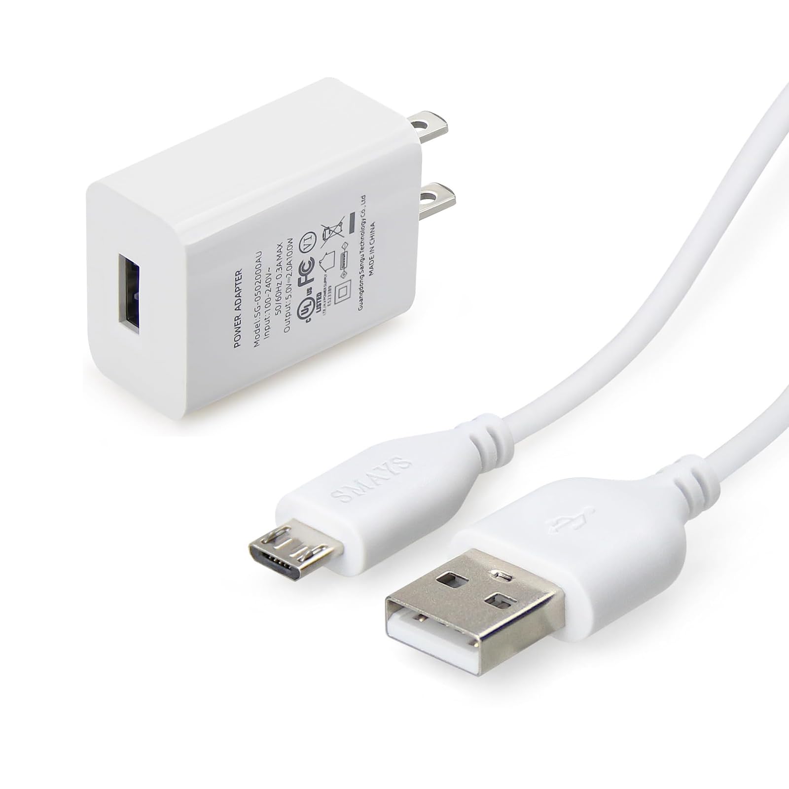 Smays Charger Compatible with Kindle Paperwhite, Oasis, Fire HD 10 / Max 11 Tabl