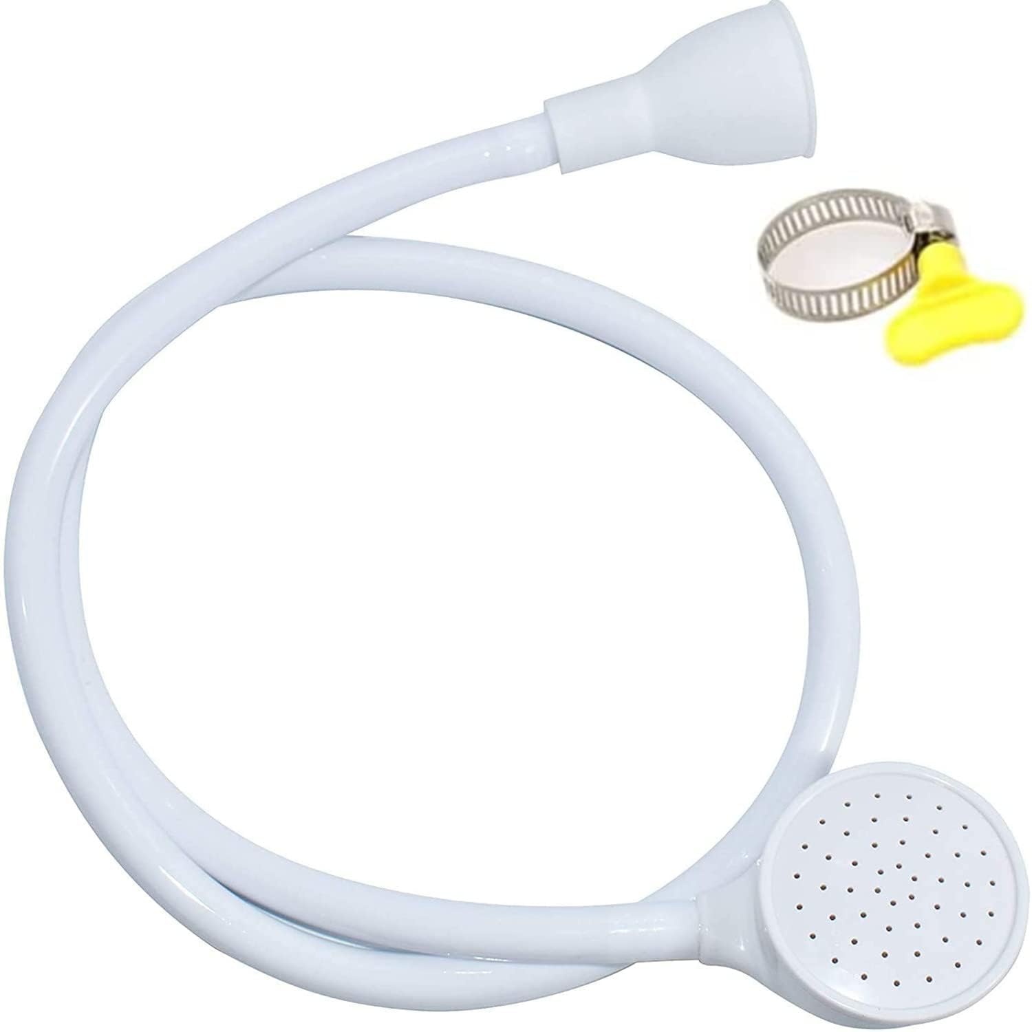 suzmei Sink Single Tap Shower Attachment Head Hose Spray,Bath Single Tap Shower 