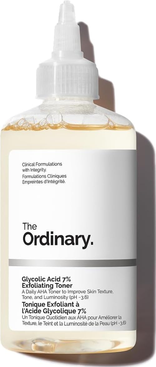 The Ordinary Glycolic Acid 7% Exfoliating Toner, Aufhellender und glättender täg