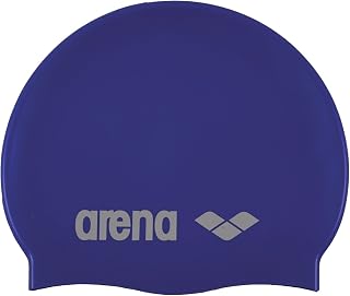 ARENA Classic Silicone Unisex Swimming Cap, Resistant and Comfortable, Hair Protection, Red