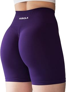 AUROLA Intensify Workout Shorts for Women Seamless Scrunch Short Gym Yoga Running Sport Active Exercise Fitness Shorts