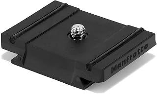 Manfrotto 200LT-PL-PRO Lightweight Engineering Polymer Camera Quick Release Plate RC2 and Arca Compatible with Rubber Grips for Compact Mirrorless DSLR