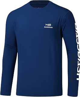 Bassdash Men’s UPF 50+ Sun Protection Long Sleeve Shirts Quick Dry Performance SPF UV Shirt for Outdoors Fishing Hiking FS31M