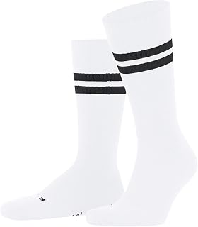 FALKE Unisex Dynamic Socks Breathable Cotton Light Cushioning With Plush Sole Retro Stripe Pattern Sporty Thick Ribbed Hard-Wearing Comfortable Ideal With Trainers 1 Pair