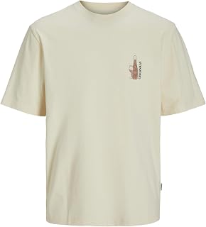 Jack & Jones Jorroxbury Sketch Tee SS Crew Neck Tee T-Shirt Homme (Lot de 1)