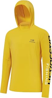 Bassdash Men's Hoodie Shirt Sun Protection UPF 50+ UV Pullover Long Sleeve Hoodie for Fishing Rash Guard