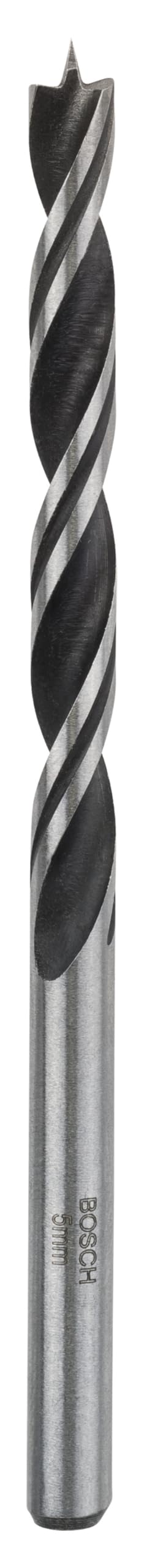 Bosch 1x PRO Wood Brad Point Drill Bit | for Softwood, Hardwood, Ø 5,00 mm, Prof