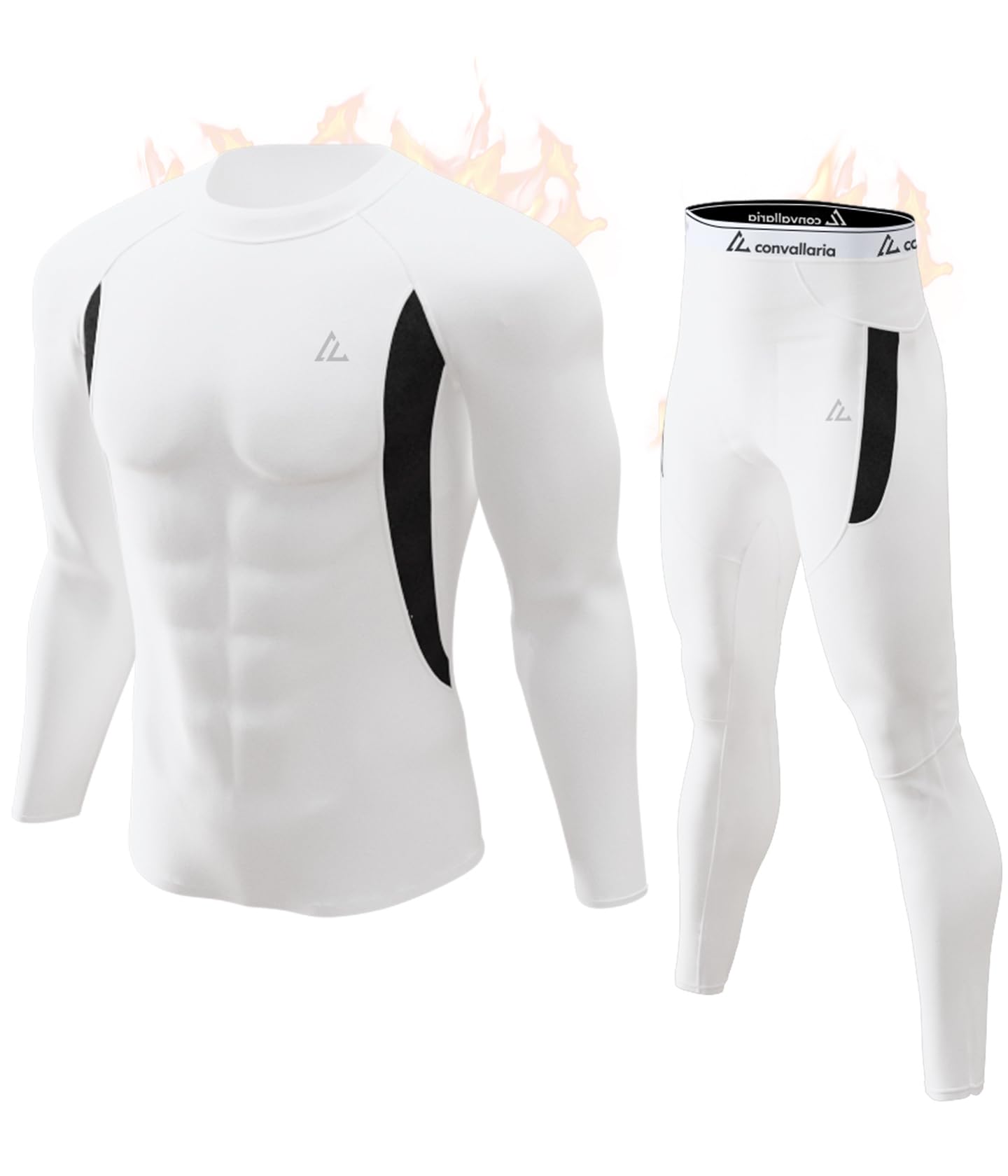 Mens Thermal Underwear Long Johns Set Cold Weather Hunting Base Layer
