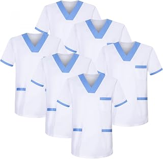 MISEMIYA - Pack of 6 - Unisex Medical Nurse Uniform Sanitary Jacket