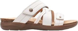Clarks womens April Willow Slide Sandal