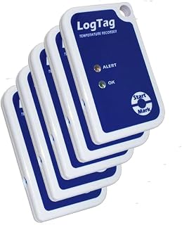 LogTag TRIX-8 Temperature Data Loggers, 5 Pack