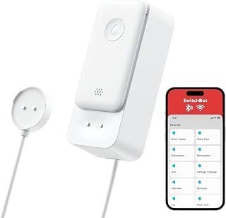 No Hub Required WiFi Water Sensor, Smart Water Leak Detector, 100dB Adjustable Alerts & App Alerts, IP67 Waterproof, Wireless Detector for Home with 1m Sensing Cable (Support 2.4G)