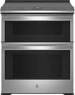 GE Profile PS960YPFS 30" Smart Slide‑In Electric Double Oven Range – 6.6 cu ft Total Capacity, True Convection, Wi‑Fi Connect, Fingerprint‑Resistant Stainless Steel