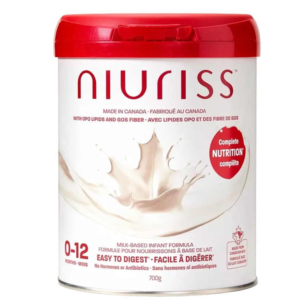 Niuriss Infant Formula, 0-12 months, 700g | Complete Nutrition* with OPO Lipids,