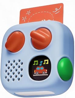 TUOOUT Soft Silicone Protective Cover for Yoto Mini 4th Gen Player, Shockproof Drop-Resistant Bumper, Precise Button Cutouts, Fade-Resistant Multi-Color, Snug Fit-Sky Blue