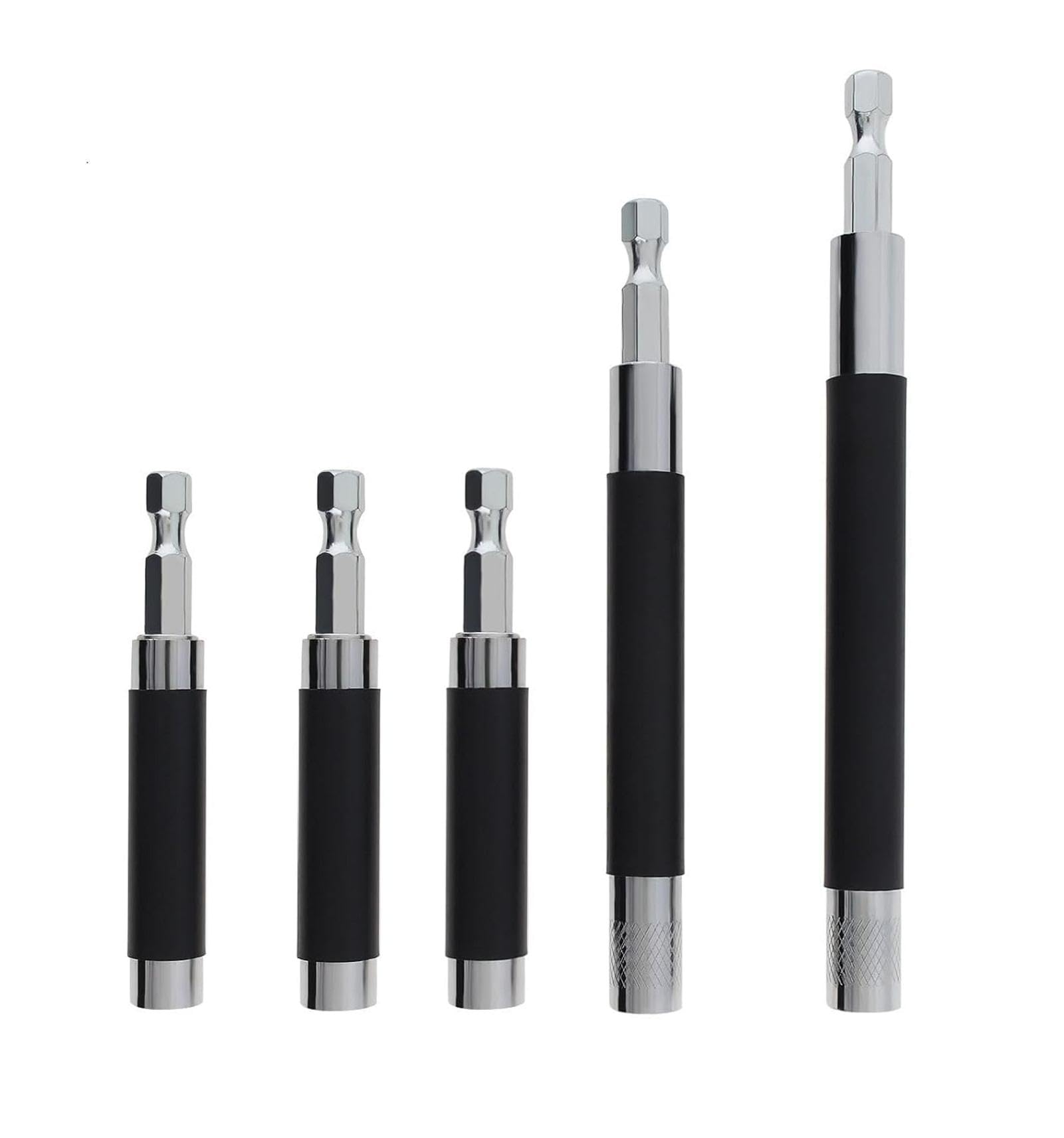 Scalable Magnetic Bit Holder, 5Pcs Drill Bit Tip Holder 80/120/140mm | Screwdriv