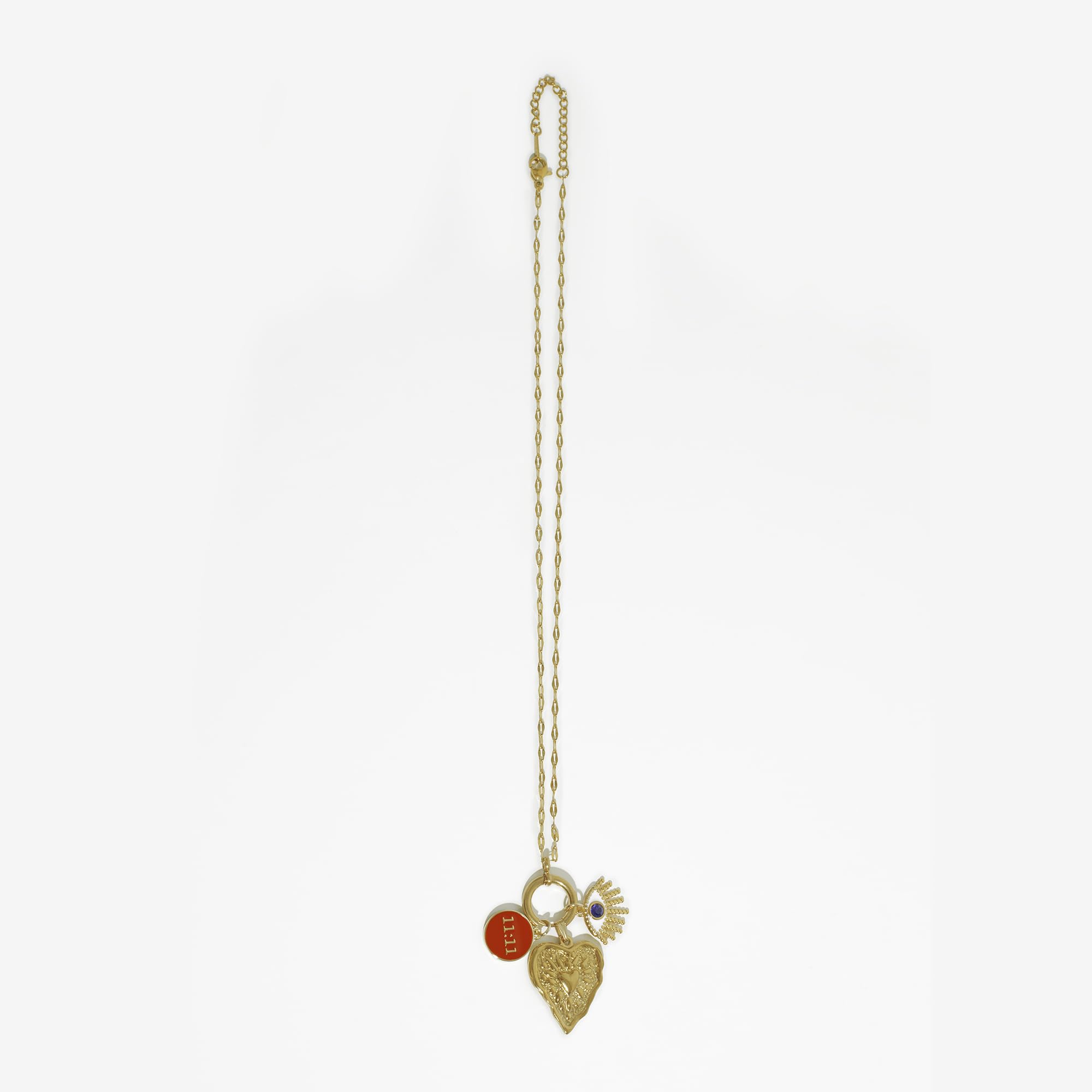18K Gold Plated Necklace for Women Waterproof Tarnish Free Stainless Steel Organ