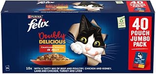 FELIX Doubly Delicious Countryside Selection in Jelly Wet Cat Food 40x85g