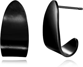 REELMAR Chunky Geometric Teardrop Dangle Earrings for Women