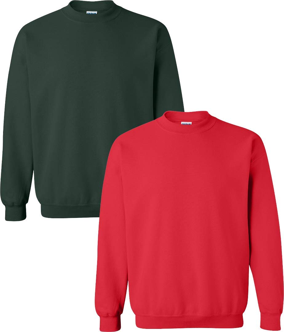 Gildan Men's Shirt, Forest Red, XL