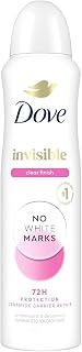 Dove Invisible Clear Finish Antiperspirant Deodorant No White Marks, 3.8 oz | 72-Hour Odor Protection with Pro-Ceramide Technology