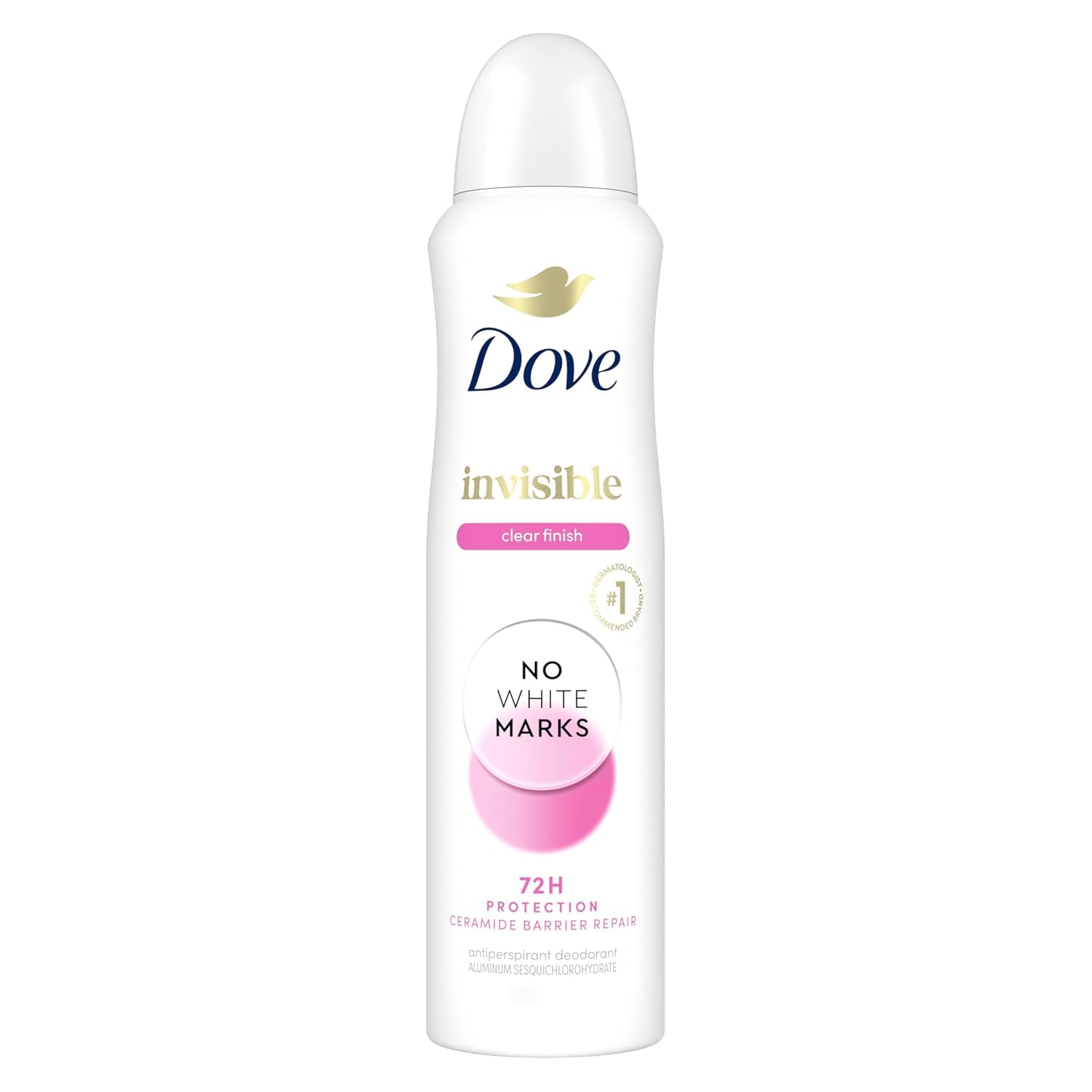 Dove Invisible Clear Finish Antiperspirant Deodorant No White Marks, 3.8 oz | 72