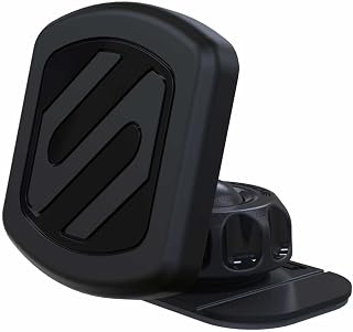 Scosche MAGDMB MagicMount Magnetic Phone Mount for Car, Dashboard Cell Phone Holder with 360° Adjustable Magnet Head, Universal Phone Stand for Car Compatible with iPhone, Samsung, and All Devices