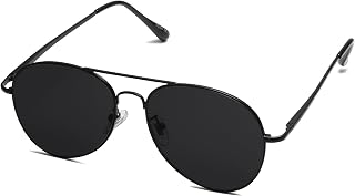 SOJOS Classic Aviator Sunglasses for Women Men Metal Frame Spring Hinges SJ1030,