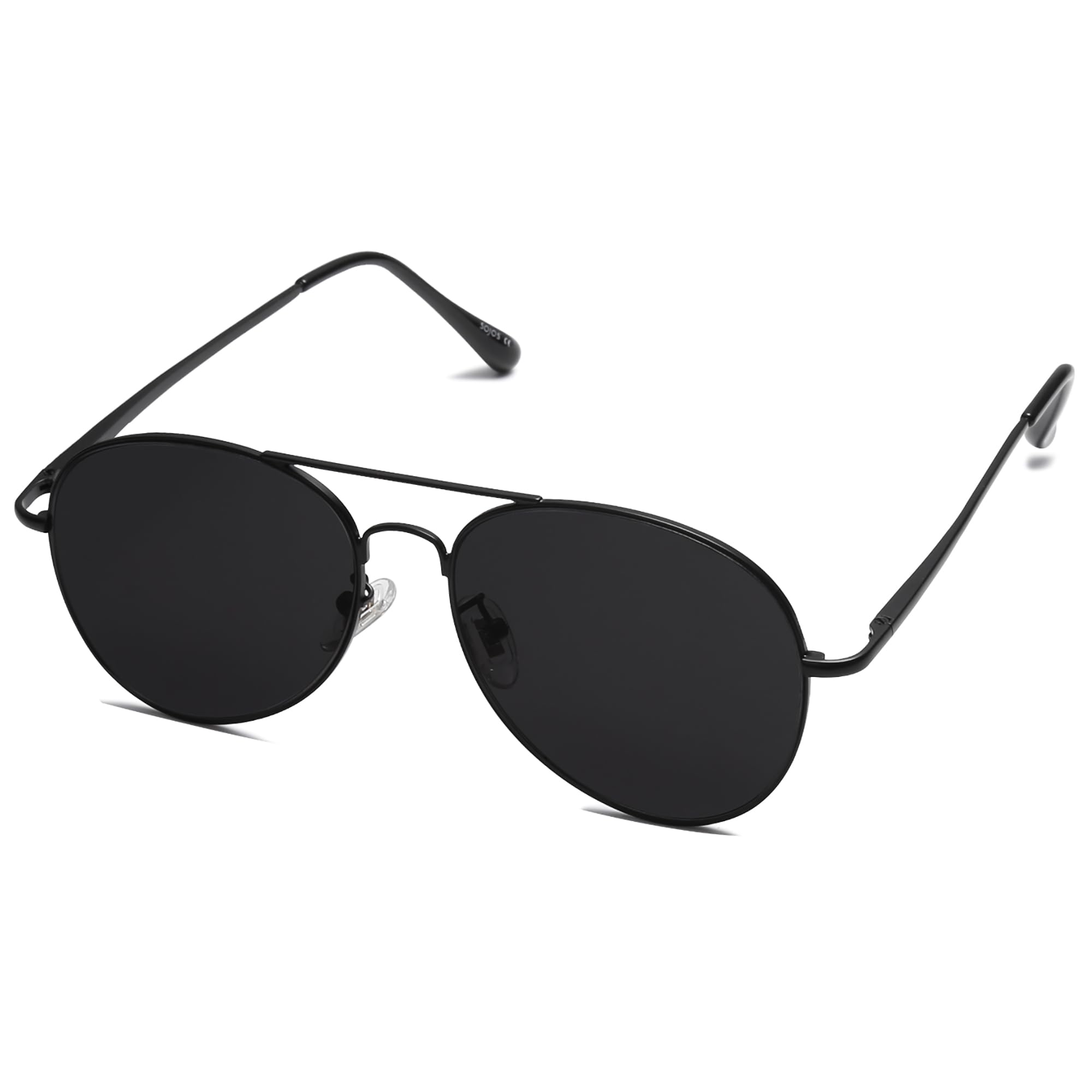 SOJOS Classic Aviator Sunglasses for Women Men Metal Frame Spring Hinges SJ1030,