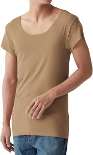 [グンゼ] インナーシャツ YG in.T(インティー) CUT OFFシリーズ クルーネックTシャツ 汗取りパッド付メンズ