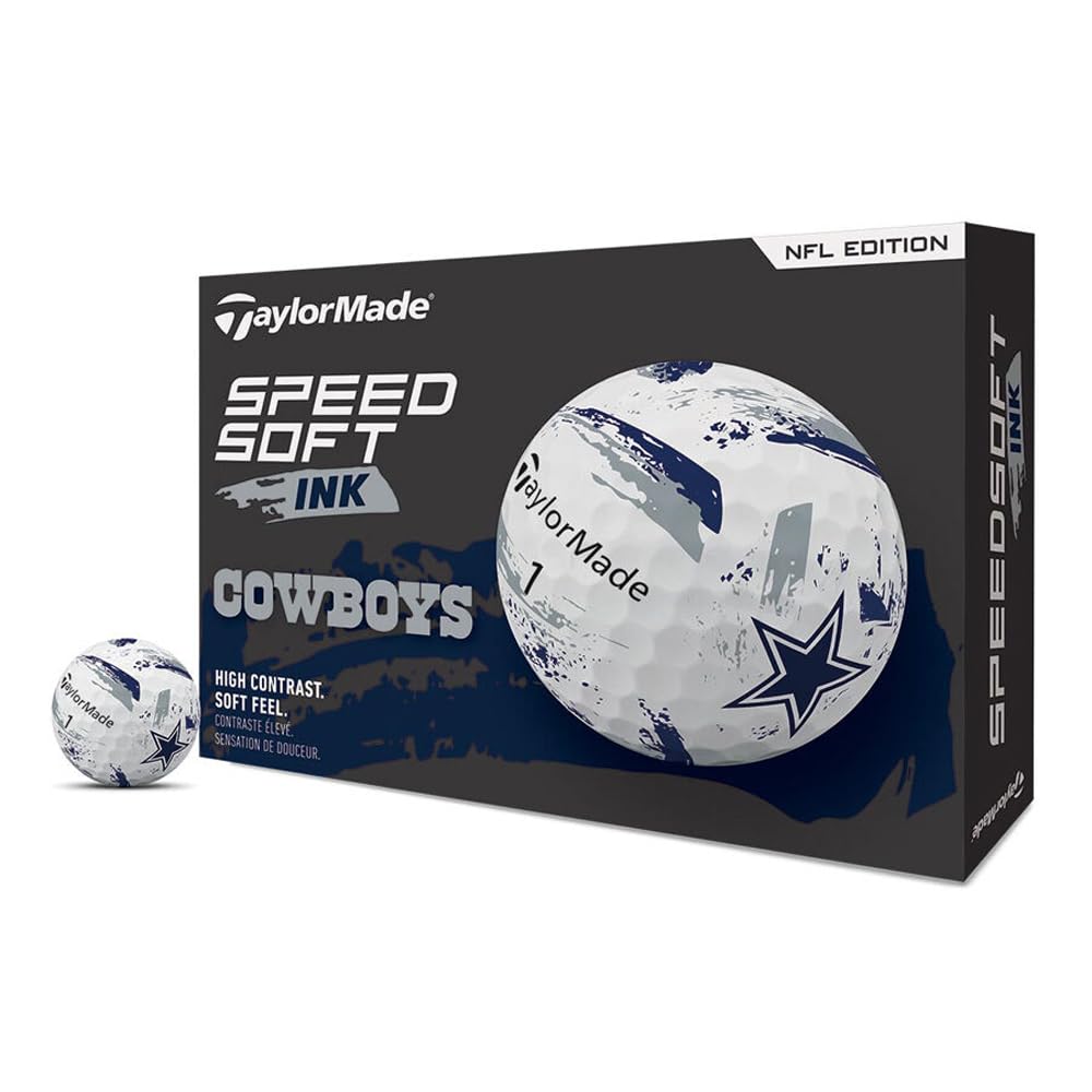 TaylorMade SpeedSoft Golf Balls, Maximum Distance with Ultra-Soft Feel, Perfect 