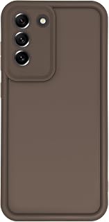 Puxicu Slim Case for Samsung Galaxy S23, Enhanced Camera Protection, Shockproof Skin-Friendly Touch Soft Case Cover for Samsung Galaxy S23 Phone, Coffee