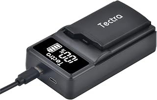 Tectra PSP-1000 Battery & LED USB Charger for Sony PSP 1000 PSP-110 Console | PSP1000 Battery 1300mAh PSP Battery for Sony PSP 1000 1001 1002 1003 1004 Series (NOT for PSP-2000 or 3000 or PSP Slim)