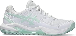 ASICS Dedicate 8 Women Tennis Shoes White Silver