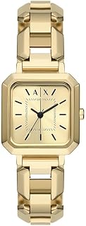 Armani Exchange Montre pour Femmes, Quartz Mouvement à Trois Aiguilles et boîtier de 27 mm avec Bracelet en Acier Inoxydable